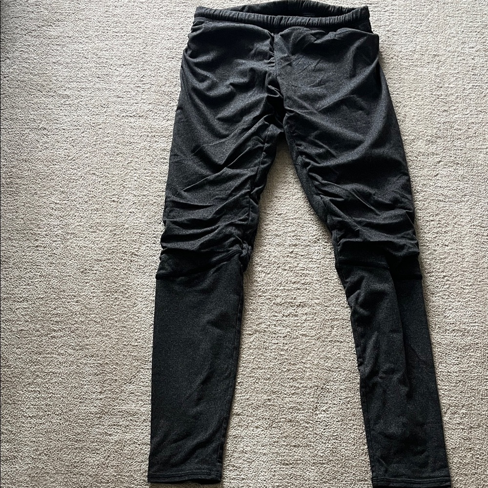 Black Athletic Thermal Leggings